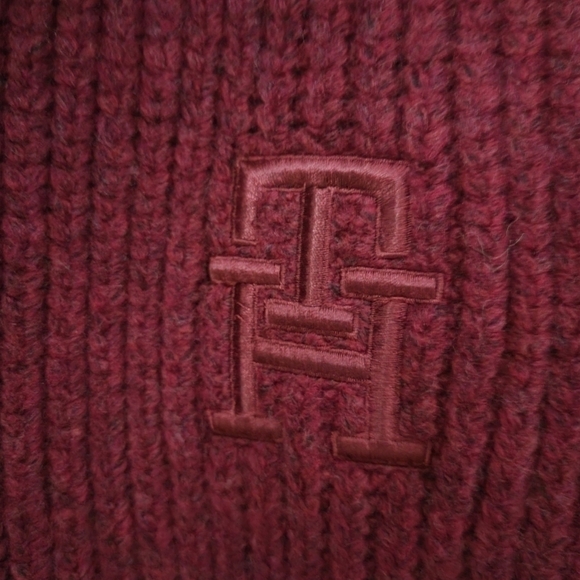 Tommy Hilfiger Maroon Preppy Peacoat Cardigan NWT - Picture 7 of 12